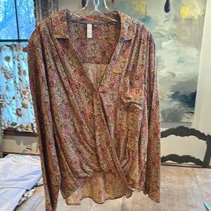 Bohemian Floral Blouse